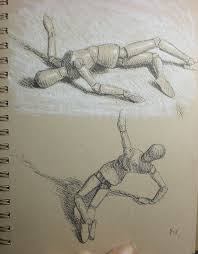 What I Drew Today My Drawing Journal More Manikin Drawings Drawing Journal Observational Drawing Human Figure Drawing