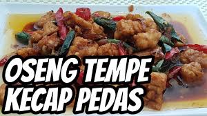 Tambahkan kecap manis, garam, dan merica. Resep Cara Membuat Oseng Tempe Kecap Pedas Youtube