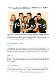 Sarah shahi, mike vogel, adam demos, margaret odette. List Of Top 10 Comedy Tv Shows To Help You Watch The Best By Top10 Tale Issuu