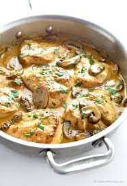 Once the vegetables are prepped, all that's left to do is to simmer them in stock (along with a pinch of salt) until tender. Chicken Breasts With Mushroom Cream Sauce Recipe She Wears Many Hats
