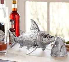 Why pay for a rustic look that you can make for yourself on the cheap? Shark Cocktail Shaker Bar Accessories Pottery Barn