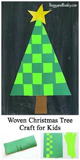 Christmas Crafts For Kids Woven Paper Christmas Tree Weaving For Kids Christmas Art Projects Kids Art Projects