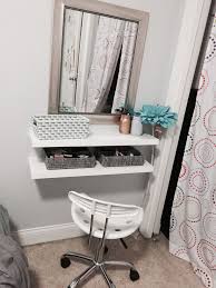 Diy Floating Shelves Makeup Vanity Vanity Room Decor Diy Vanity Table Vanity Shelves I always wanted to have a #vanity so you can imagine just how cool i think this is.
