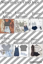 Sign Of Grey Crop Tops Outfits Zodiac Signs Gemini Zodiac Sign Fashion Zodiac Star Signs