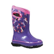 Childrens Bogs Classic Size 2 M Purple Multi Classic Unicorns