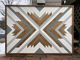 Geometric Wood Wall Art Handmade Crafts Howto Diy Wood Wall Art Diy Wood Art Diy Geometric Wall Art