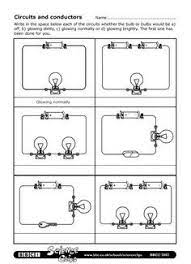 Schools Science Clips Circuits And Conductors Worksheet Science Classroom Science Electricity Science Worksheets