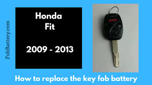 How the replace the battery on a honda remote entry key fob. Honda Fit Key Fob Battery Replacement Guide 2009 2020