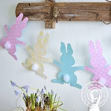 Osterhasen vorlagen zum ausdrucken ebenbild hase vorlage. Last Minute Diy Bunte Osterhasen Girlande Seaside Cottage