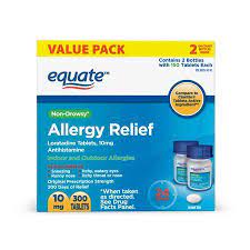 Equate Allergy Relief Loratadine Tablets 10 Mg Antihistamine 300 Count Walmart Com Vicks Vaporub Uses Vicks Vaporub Claritin