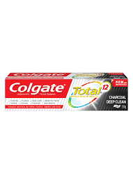 Colgate Pasta Gigi Total Protect 12h Charcoal 150g Klikindomaret