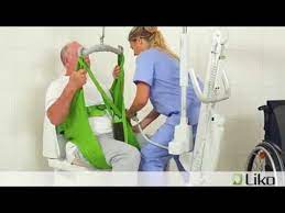 If you haven't used a hoyer lift before, practice using the lift with someone independent first. Hill Rom Liko Lifts Slings Transfer From Chair To Toilet Youtube