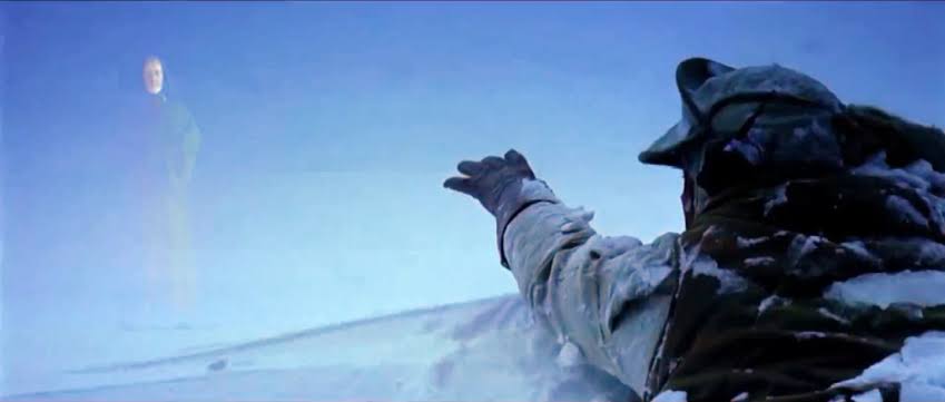 Resultado de imagem para luke vendo obi wan em hoth"