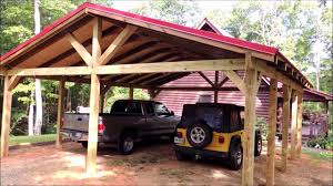 Carport Pole Barn Build Youtube