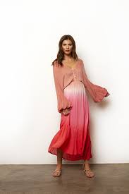 Lyla Maxi In Hot Pink Ombre Young Fabulous Broke Pink Ombre Hot Pink Young Fabulous And Broke