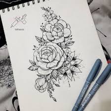 Beautiful Flower Tattoo Drawing Ideas For Women 1 Wagepon Ideas Beautiful Flower Tattoos Tattoos Rose Tattoos