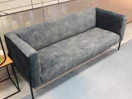 Mattlack seidengrau, ton 1332 größe:. Troels 3 Sitzer Sofa Blacky Ausstellungsstuck Wohndesigner Berlin De