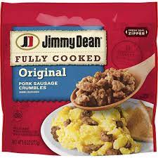 22 g protein per serving. Amazon Com Jimmy Dean Fully Cooked Original Sausage Crumbles 9 6 Oz Grocery Gourmet Food
