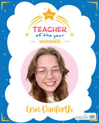 Let's hear it for Erin Danforth, Teacher of the Year nominee at ...