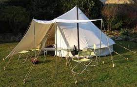 Malu Awning For Bell Tent Ukcampsite Co Uk This Looks More Promising Bell Tent Tent Bell Tent Camping