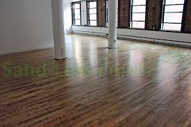 Our Specialists Created A Custom Distressed Look For This Commercial Wood Floor The Highest Quality Durable And Qui Refinishing Hardwood Floors Hardwood Floors Wood