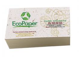 Add all the details you want to your card like web address, phone, fax, and email. 250 Eco Friendly Business Cards Recycled Organic Banana Paper