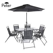 Yeni 8 Adet Veranda Bahce Seti Mobilya 6 Katlanir Sandalyeler Dikdortgen Masa Veranda Semsiye Veranda Yemek Takimi Buy 8 Adet Veranda Bahce Seti Mobilya 6 Katlanir Sandalyeler Veranda Semsiye Ile Dikdortgen Masa Veranda