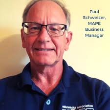 MAPE Business Manager Paul Schweizer retires after 10 years of service