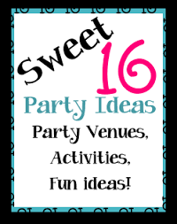Sweet 16 Birthday Party Ideas