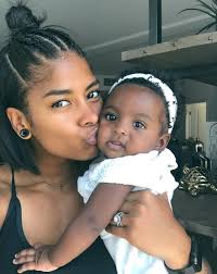 Cute Photos Of Massy Arias And Daughter