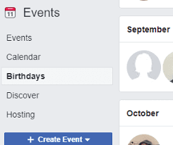 It'll be to your left and right below the your events section. Facebook How To Find Someone S Birthday Technipages