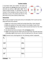 Covalent Bonding Worksheet Covalent Bonding Worksheet Covalent Bonding Ionic And Covalent Bonds