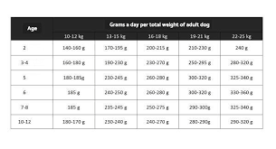 46 Particular Food Chart For Puppies