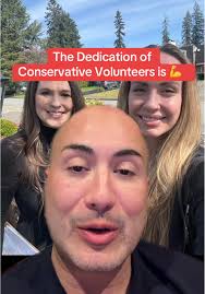 They are literally flying across the country, from coastal coast, to  volunteer in Barbara Bal’a riding. 🤯 #conservatives #volunteers #canada  #election
