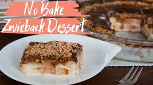 Zwieback Pudding Dessert Ohne Backen Gelingt Garantiert Jedem Desserts Ohne Backen Youtube In 2020 Desserts Ohne Backen Dessert Ideen Backideen