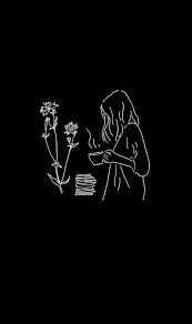 Pin By Azrssss On Drawings Cartoon Black Wallpaper Dark Wallpaper Desktop Wallpapers Tumblr