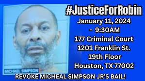 As you are aware, Robin Simpson, who was fatally stabbed over 100 times by  her husband Michael Simpson Jr., has deeply impacted our family and  community and has highlighted the critical issue