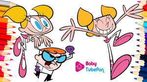 Maybe you would like to learn more about one of these? Dexter S Laboratory Colouring Book Dexter And Dee Dee Cartoon Network Colouring Pages Youtube