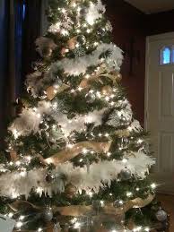 Black Angel Christmas Tree Topper Walmart I Used 4 Feather Boas Found On The Ribbon Isle At My Walmart For Less Than 4 Ea And Ribbon On Christmas Tree Walmart Christmas Trees Christmas Tree Feathers