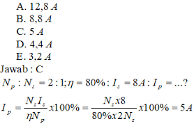 Untuk lebih jelasnya, perhatikan contoh soal trafo dan pembahasannya dibawah ini. Destinasi Fisika Chapter 08 Induksi Elektromagnetik