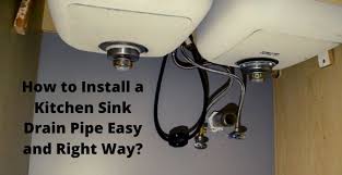 They're not recommended for installation under plastic laminate, ceramic tile. How To Install A Kitchen Sink Drain Pipe Easy And Right Way