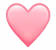 Transparent Background Light Pink Heart Emoji