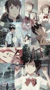 Aesthetic anime collage computer wallpaper. 29 Anime Girl Collage Wallpaper