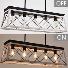 With several unique designs to choose from our ceiling light fixtures are sure to exceed your expectations. Buy Luupyia Farmhouse Rectangular Chandelier Rustic 5 Lights Kitchen Island Lighting Linear Island Light Fixture Farmhouse Pendant Lighting Fixtures For Dining Room Pool Table Beige Online In Vietnam B08kxvdryy