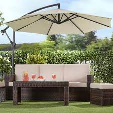 Combined traditional workmanship with modern aesthetics, unique and utility. Cantilever Parasol Telegraph Shop