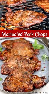 Easy Marinated Pork Chops Are Flavorful And Delicious Perfect For Grilling Or Baking Just A Marinated Pork Chops Grilled Marinated Pork Chops Marinated Pork