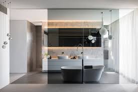 Houzz bathroom of the week: 75 Beautiful Modern Marble Tile Bathroom Pictures Ideas June 2021 Houzz
