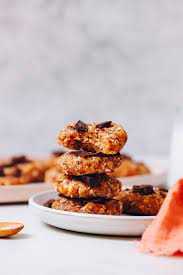 Easy No Bake Chocolate Chip Cookies Minimalist Baker Recipes Recipe Healthy Cookie Recipes Salty Sweet Desserts Baker Recipes