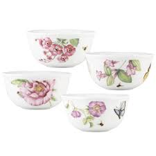 Lenox butterfly meadow large all purpose bowl. Butterfly Meadow Bloom 4pc Dessert Bowl Set Lenox Corporation
