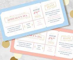 Afternoon Tea Voucher Gift Card Personalised Voucher Ticket Etsy Ticket Style Invitations Personalized Holiday Surprise Gifts
